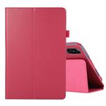 Per l'onore Tablet V7 Pro Litchi Texture Colore solido Colore orizzontale in pelle flip in pelle con supporto e slot per penna (rose rossa)
