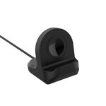 Per Samsung Galaxy Watch4 Classic / Galaxy Watch4 Silicone universale Supporto per supporto in silicone senza cavo di ricarica (nero)