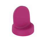 Per Samsung Galaxy Watch4 Classic / Galaxy Watch4 Porta caricabatterie in silicone universale (rose rossa)