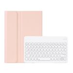 Y0n5 TPU Tablet Case Lambskin Texture Torro Turno Tastiera Bluetooth Caso della tavoletta in pelle con supporto per Xiaomi Pad 5/5 PRO (rosa)