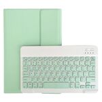 Per Lenovo Pad Tab P11 Pro 11.5 pollici TB-J706F LX115 TOLID Color Solid Color Staccabile Custodia in pelle Bluetooth Bluetooth con supporto (verde)