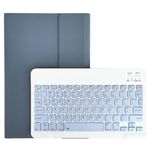Per Lenovo Pad Tab P11 Pro 11,5 pollici TB-J706F LX115 Tinta unita Solid Color Staccabile KeyCap Custodia in pelle Bluetooth con supporto (viola)