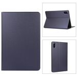 Per l'onore Tablet V7 Pro tensione texture texture TPU Custodia protettiva a flip orizzontale con supporto (blu scuro)