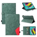 Per Samsung Galaxy Tab S5e T720 Dual-Color Spliping Blip flip custodia in pelle PU con titolare e slot per schede e slot per slot e sleep / wake-up funzione (verde)