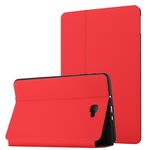 Per Samsung Galaxy Tab A 10.1 T580 / T585C Dual-Piew-Piegher Horizontal Flip Tablet custodia in pelle con supporto (rosso)