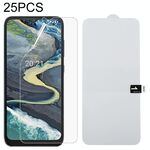 Per Nokia C20 Plus 25 PCS Pellicola di idrogel a prova di esplosione a schermo intero