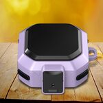 Per Samsung Galaxy Buds Live / Boccioli 2 / Boccioli Pro Thunder BattleGear Anti-Fall Auricolari protettivi Custodia protettiva con interruttore (nero viola)