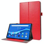 Per OPPO Realme Pad 10.4 Crazy Horse Texture tablet custodia in pelle con supporto a 2 pieghevoli e slot per schede (rosso)