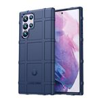 Per Samsung Galaxy S22 Ultra 5G Copertura integrale Antiurto TPU Cassa del telefono TPU (blu)