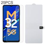 Per Samsung Galaxy M32 5G 25 PCS Full Screen Screen Protector Pellicola di idrogel a prova di esplosione