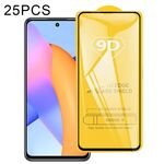 Per Honor 10x Lite 25 PCS 9D Pellicola intera a schermo intero a schermo intero