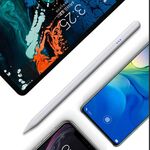 JT17 Penna capacitiva attiva universale per telefoni cellulari e tablet (bianco)