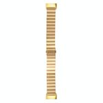 Per la carica Fitbit 5 cinturino in acciaio a cinque talloni con cinturino in acciaio (oro)