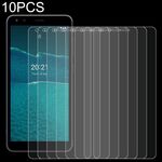 Per Nokia C1 2nd Edition 10 PCS 0,26 mm 9h 2,5D film in vetro temperato