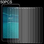 Per Nokia C1 2nd Edition 50 PCS 0.26mm Film in vetro temperato 9h 2.5D