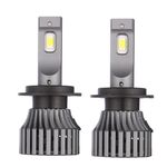 1 paio G8 Plus H7 DC9-16V / 30W / 8000LM / 6000K IP67 auto LED 3570 Lampada perline perline (luce bianca)