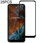 25 PCS Pellicola in vetro temperato per copertura integrale da 25 pezzi per Nokia G300