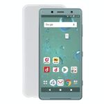 Cassa del telefono TPU per Sony Xperia XZ2 compatto (bianco trasparente)