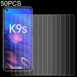 Film in vetro temperato da 50 pezzi 0.26mm 9h 2.5D per OPPO K9S