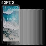 50 PCS 0.26mm 9h 2,5D Pellicola in vetro temperato per Nokia X100