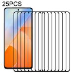 25 PCS Pellicola protettiva per schermo con colla full pellicola in vetro temperato per Vivo Iqoo Z5