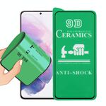 Per Samsung Galaxy S21 + 5G 9D Pellicola per ceramica con colla a schermo intero