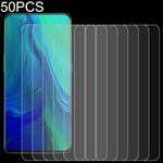 50 PCS 0.26mm 9h Film in vetro temperato per OPPO RENO A