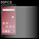 50 pz 0.26mm 9h 2.5D film in vetro temperato per Samsung Galaxy Feel 2