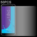 50 PCS 0.26mm 9h 2.5D film in vetro temperato per Samsung Galaxy On6