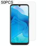 50 pz 0.26mm 9h 2,5D film in vetro temperato per infinix itel vision 1