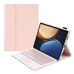 AHV7-A Lambskin Texture Ultra-sottile tablet tablet tablet tablet con touchpad per Honor Tablet V7 Pro (rosa)