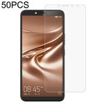50 PCS 0.26mm Film di vetro temperato 9h 2.5D per Tecno Pouvoir 2