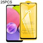25 PCS 9D Pellicola in vetro temperato a schermo intero per Samsung Galaxy A03