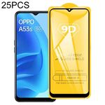 Film in vetro temperato a schermo intero da 25 PCS 9D per OPPO A53S 5G