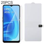 25 PCS Pellicola di idrogel a prova di esplosione a schermo intero PCS per OPPO A53S 5G