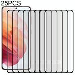 25 PCS Edge Colla 3D Bordo curvo Pellicola di vetro temperato a schermo intero per Samsung Galaxy S22 5G (nero)