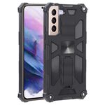 Per Samsung Galaxy S22 + 5G antiurto TPU + PC Custodia protettiva magnetica con supporto (nero)