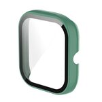 Per AmazFit GTS 2 mini PC + custodia protettiva in vetro temperato (verde ago verde)