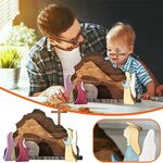 Scena di Pasqua Decorazione in legno Decorazioni per feste Bambini Giocattolo regalo
