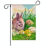 2 PCS Biancheria decorativa di Pasqua forte e durevole Bandiera del giardino (1230-9)