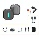 Microfono per microfono wireless a cancellazione di rumori professionale per esterno Type-C + microfono esterno