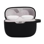 Custodia protettiva per auricolari con fibbia appesa per JBL T130NC (nero)