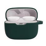 Custodia protettiva per auricolari con fibbia appesa per JBL T130NC (verde scuro)