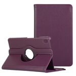 Per Lenovo Legion Y700 Litchi Texture 360 gradi rotazione in pelle in pelle con supporto (viola)