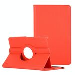 Per Lenovo Legion Y700 Litchi Texture 360 gradi Rotazione Custodia in pelle di rotazione con supporto (rosso)