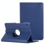 Per Lenovo Legion Y700 Litchi Texture 360 gradi rotazione in pelle con tablet custodia con supporto (blu scuro)