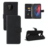 Per Ulefone Armor 8 Skin Feel Magnetic Fibbia in polpaccio Texture in pelle Telefono (nero)