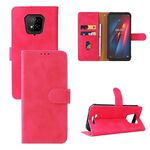 Per Ulefone Armor 8 Skin Feel Magnetic Fibbia in polpaccio Texture in pelle Cassa del telefono (Rose Red)