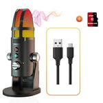 Microfono condensatore M9 RGB Scheda audio integrata, Stile: Computer + scheda di registrazione 32G