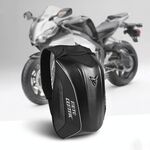 Moto 11-MC-0077 Moto EVA Turtle Shell Shell Forma Zaino da equitazione (nero)